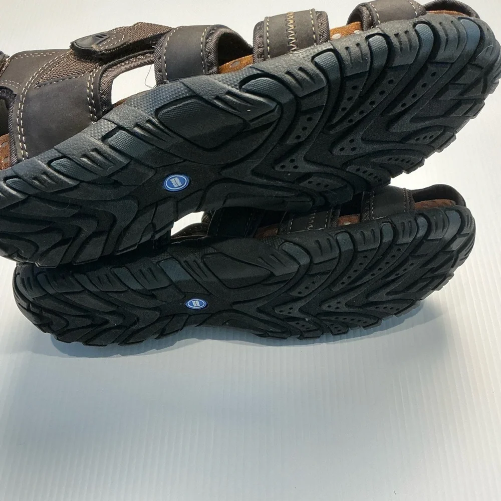 Nunn Bush Dark Brown Pandals Size 11